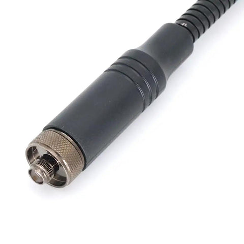 Dual Band SMA-F Ham Antenna High Gain VHF UHF 136-174 MHz 400-470 MHz For Kenwood Baofeng UV-5R BF-888S UV-K5 UV-K58 UV-K6 connector view