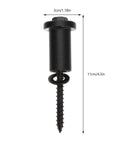 4 Sets Sliding Barn Door Hardware Wall Track Spacers With Lag Bolts Built For Heavy Duty Adjustable Carbon Steel Connectors