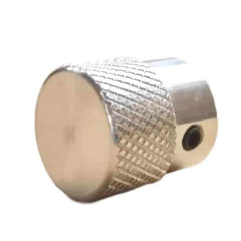 Aluminum Alloy Handwheel With Knurled Grip 20mm Outer Diameter 8mm Bore CNC Precision Machining showcasing its detailed knurled surface.