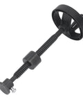 Self Locking Vise Screw For Workbench T16X220MM With 100MM Handwheel, 140MM Stroke, side view of metal bench fixture