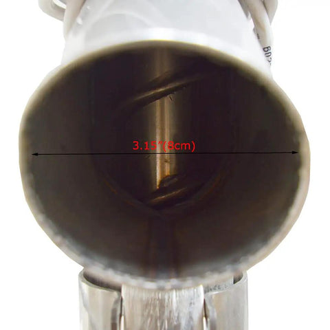 Close-up of Inclined Screw Conveyor Feeder For Powders And Granules, 441 To 661 Lb Per Hour Capacity, stainless steel interior view