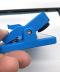 Lighting Board Soldering Station For PCB Wiring And Light Strip Assembly, Left Wire Clamp Detail, 3D Printed High Precision Fixture