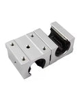 20mm Aluminum Block Linear Motion Ball Bearing Slide Kit for CNC Guide Rails Top Notch Precision Block With Smooth Rolling Four Piece Set for DIY Builds and Pro Machining Projects, aluminum linear bearing block