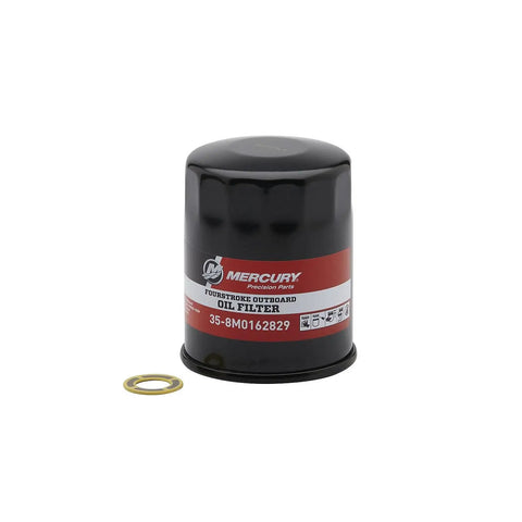 Mercury oil filter and washer for 4 Stroke Outboard Oil Change Kit For 40 50 60HP EFI Outboards Includes 25W 40 Marine Engine Oil DIY.