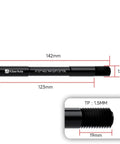 12mm Thru Axle For Bike Forks And Rear Hubs, Hubs Adapter With 1.5mm Thread Pitch, 142mm Length (123mm Mounting), M12 Nut Compatible shown