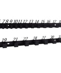 Wall Mounted Wrench Holder And Combination Wrench Organizer Rack With Number Display For 6-32 Wrenches, ideal for tool organization.