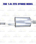 Up Your Ride With This Durable Rear Exhaust Muffler Kit For Honda Civic 2006-2011 1 Point 3L And 1 Point 8L Featuring Stainless Steel Build Plus Tip Hanger Bolt Gasket For Solid Direct Fit Upgrade, rear muffler kit for 1.3L hybrid model