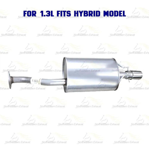 Up Your Ride With This Durable Rear Exhaust Muffler Kit For Honda Civic 2006-2011 1 Point 3L And 1 Point 8L Featuring Stainless Steel Build Plus Tip Hanger Bolt Gasket For Solid Direct Fit Upgrade, rear muffler kit for 1.3L hybrid model