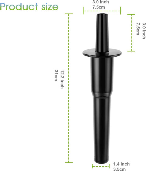Beefed Up Tamper Tool For Blender Replacement Fits Classic 64oz Containers BPA Free Plastic Dishwasher Safe Heavy Duty Accessory For Smoothies And Purees Not For 48oz Or 32oz Models Or Pro Series 64oz Bottles