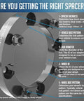 2 Pcs Atv Utv Wheel Spacers 4X156 1 Inch Thick 6061 T6 Aluminum 130Mm Hub 3/8 Studs Boosts Your Polaris Rig With A Slick Stance And Smooth Handling On Trails spacer thickness and installation guide image