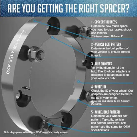 2 Pcs Atv Utv Wheel Spacers 4X156 1 Inch Thick 6061 T6 Aluminum 130Mm Hub 3/8 Studs Boosts Your Polaris Rig With A Slick Stance And Smooth Handling On Trails spacer thickness and installation guide image