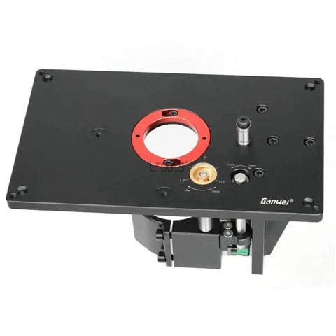 Precision Router Lift Table Engineered For Daily Shop Grind With Rugged Aluminum Alloy Frame, 250x150mm top with height adjustment features.