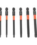 Heavy Duty Cross Drill Bit Set For Furniture And Car Repair Featuring Strong Magnetic Hex Shank, High Torsion Steel Bits With Wear Resistant Finish For Tough Jobs Without The Hassle, 6-piece bits