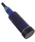 1.5 Oz Pre Loaded Chainsaw Bar Grease With Transparent Window For Easy Lubricant Check, close-up of black capped bottle