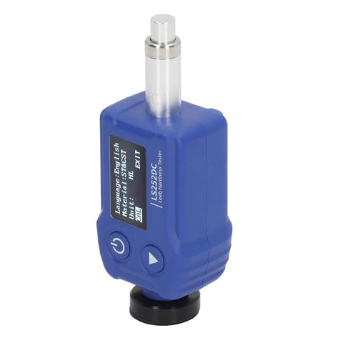 Super Portable Digital Hardness Tester Rockin Tungsten Carbide Probe And Clever Dual Coil Setup For Dead On Metal Grading And Zero Sweat Workshop Inspections, handheld design with display.