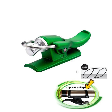 Green Cannon Surf Fishing Trigger Aid For Fixed Spool Casting Thumb Button Clip Sea Fishing Gear Reduces Finger Pain
