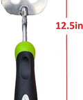 Stainless Steel Hand Weeder Fork Tool With Ergonomic Handle For Weeding, Loosening Soil, 12.5in size, rust resistant garden tool