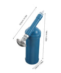Mini Grease Gun 80cc With Locking Nozzle Manual Lubrication Tool for Excavators Cars and Industrial Equipment shown in blue