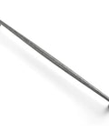 Weathered Nickel Zinc Alloy Cabinet Handles 10 Inch Hole Center Durable Rustic Kitchen And Bedroom Pulls side view on white