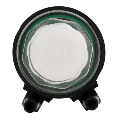 Top view of Outboard Fuel Filter Assembly Replacement For Yamaha 9.9HP To 90HP showing connector ports, direct fit model.