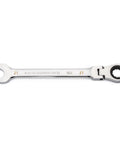21mm 4 Degree Swing Arch 12 Point Flex Head Ratcheting Combination Wrench For Tight Spots With Dual Direction Off Corner Loading Flexible Head