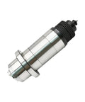 Built Tough Industrial Bt30 Atc Spindle With Five Heavy Duty Bearings And Synchronous Belt Drawbar For Cnc Milling Router Power Head Motor Plus Fast Swap Tool System, metallic spindle, angled view.