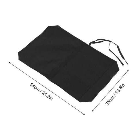 Heavy Duty Chef Knife Roll Bag Forged From Hella Tough 16a Canvas To Shield All Sharp Kitchen Blades During Daily Grinds Smooth Travel Or Quick Cleanups, black color, dimensions 54cm x 35cm.