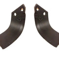 2 Boron Steel Tines For Land Pride RTA12 Series Tiller Replacement Left And Right Hand Italian Made Heavy Duty Parts Set