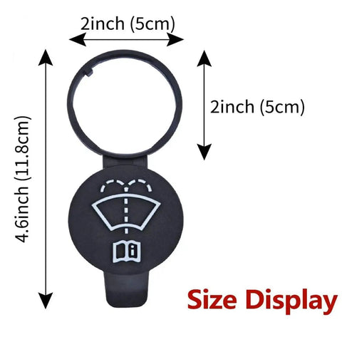 Windshield Wiper Washer Fluid Reservoir Tank Cap Cover Replacement For Chevy Buick Cadillac GMC Exact Fit OEM 13227300 12767700 Direct Replacement Easy Install size display