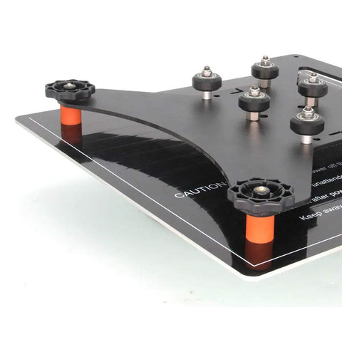 4 Pack Anodized Aluminum Hand Twist Leveling Nuts Plus Eight Silicone Heatbed Columns solid M4 threads on printer bed.