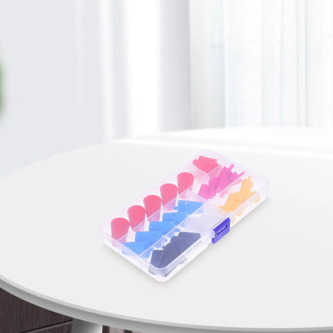 Get Your Bottles Secure With These Rad Silicone Plug Sleeves Kit Featuring 35 Heat Resistant Tapered Wine Bottle Stoppers storage case