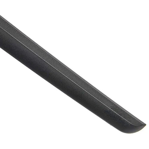 Close-up of blade tip on Built Tough Polypropylene Bokken Training Sword For Martial Arts Safe Edges And Realistic Grip Durable Sparring