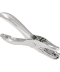 Small Circle Hole Punch 1/8 Inch 3mm Handheld Metal Puncher for greeting cards and invitations, durable aluminum body, side view