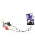 Hella Bright E10 Mini Light Bulbs 10 Pack Screw Base Indicator Lamps With Rock Solid Filament And Smooth Incandescent Glass Build for experiments with battery holder and connections.