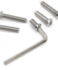 All In One Wood Fastening Kit With One Quarter Twenty Threaded Inserts Tee Nuts Bolts And Washers, bolts with hex key