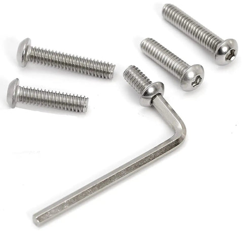 All In One Wood Fastening Kit With One Quarter Twenty Threaded Inserts Tee Nuts Bolts And Washers, bolts with hex key
