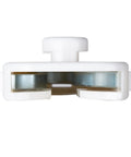 Front view of 2X Breakaway Jump Cup Adapters For Horses With Locking Latches And Automatic Release Secure Obstacle Cups