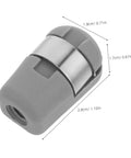 Hydraulic Rod Spring Connector With 10mm Hole And M6 Threaded Hole 4 Pack Plastic Wear Resistant Heavy Duty Spring Loaded Adapters grey 2.8x1.8x1.7cm