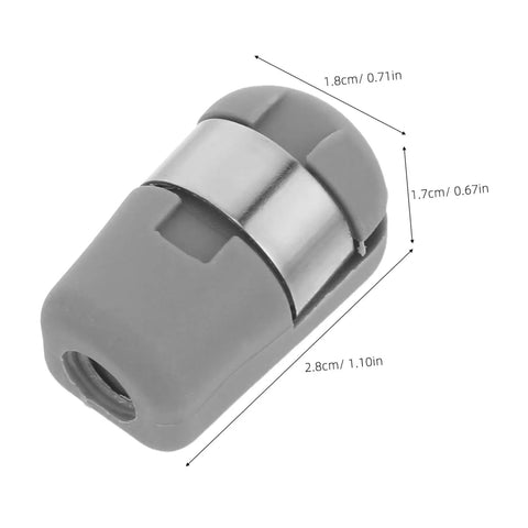 Hydraulic Rod Spring Connector With 10mm Hole And M6 Threaded Hole 4 Pack Plastic Wear Resistant Heavy Duty Spring Loaded Adapters grey 2.8x1.8x1.7cm