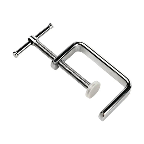 G Clamp Hand Tool For Tightening With Precise Threaded Screw And Ergonomic T Handle, rust resistant, 9 cm