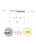 AWG22 Wire Ferrules Set 1000 Pcs Insulated Terminal Ends For Electric And Industrial Wiring Pro Grade Brass Nylon Connectors diagram