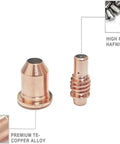 Plasma Cutter Consumables Kit For 65 Amp Titanium Torch, Includes 10 Tips 59164 And 10 Electrodes 59182, Replacement OEM-Style Set