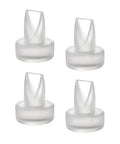Duckbill Valve Replacement 4 Pack For Ameda Mya Joy And Purely Yours And Lansinoh Double Electric Pumps BPA Free DEHP Free Clear Reinforced