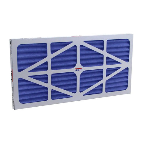 24x12x1 Electrostatic Outer Air Filter For AFS-1000B And AFS-1000C, 5-Micron Filtration, Blue Nonwoven Media, White Frame
