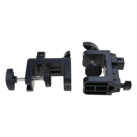 Sturdy D Style Desk Lamp Clamp With 12Mm Hole, durable plastic design, secures cylinders under 45Mm diameter for stable lighting.