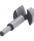 Professional Grade 5 Piece Forstner Drill Bit Set Sizes 15 Through 35 Millimeter showing serrated edge and cutting face detail.