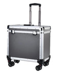 Large Capacity Tool Organizer On Wheels With Locking Aluminum Alloy Toolbox With Telescopic Handle For Nuts Bolts Sockets And Wrenches