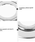 20 Pieces Stainless Steel Fire Sprinkler Escutcheon Plates showing sturdy design and installation tips for decorative use.