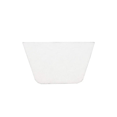 White filter piece from Replacement Vacuum Filter Kit With 2 Vacuum Filters, 4 Foam Felt Filters, And 1 Brush For IONFlex DuoClean And X30 X40