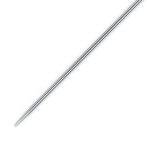 2.5 Inch Snag Repair Tool For Knits And Wovens, Easy Fix For Sweaters Tees Jerseys And Home Decor, Safe Blunt Tip, No Fuss Drapes And Upholstery Snags, nickel-finish metal tool